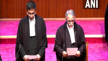 India News | Supreme Court Gets Five New Judges, Chief Justice of India Administers Oath of Office