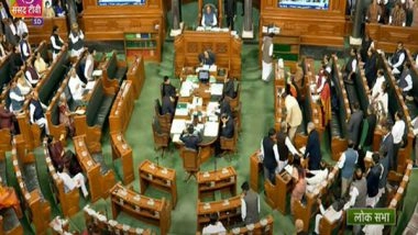 India News | Parliament Adjourned Till 2 Pm Amid Opposition Protest over Adani Row