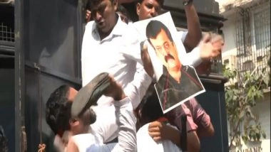 India News | BJP Workers Protest Against NCP MLA Jitendra Awhad