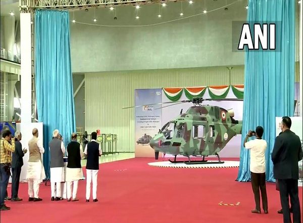 Karnataka: PM Narendra Modi Inaugurates HAL&rsquo;s Helicopter Factory in Tumakuru, Unveils Light Utility Helicopter