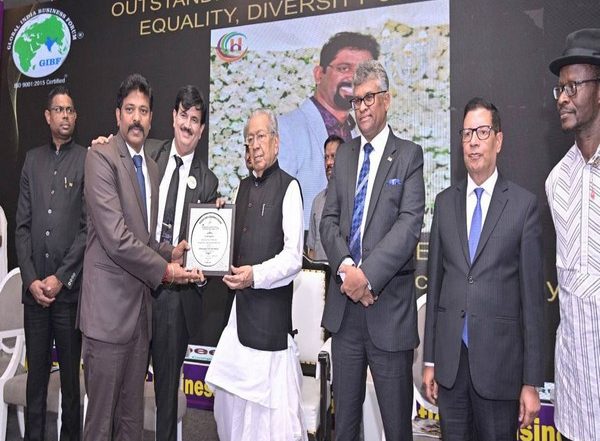 Business News | Honeyy Group CMD Mukka Obul Reddy Receives The Best Employer Award from the Governor of Andhra Pradesh Biswa Bhushan Harichandan