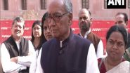 India News | Won't Back Down Till PM Agrees to Have Discussion in Parliament: Cong Leader Digvijay Singh on Hindenburg-Adani Row