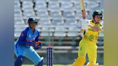 Sports News | India Suffer 44-run Defeat Against Australia in Women's T20 World Cup Warm-up Match
