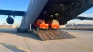 World News | Turkey Earthquake: First Indian C17 Flight Reaches Adana with Relief Material, Utilities