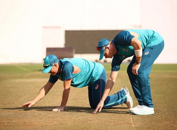 Sports News | Border-Gavaskar Trophy: Steve Smith, David Warner Take Look of Nagpur Pitch Ahead of First Test Against India