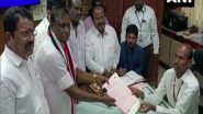 India News | AIADMK's Candidate KS Thennarasu Files Nomination for Erode East By-election