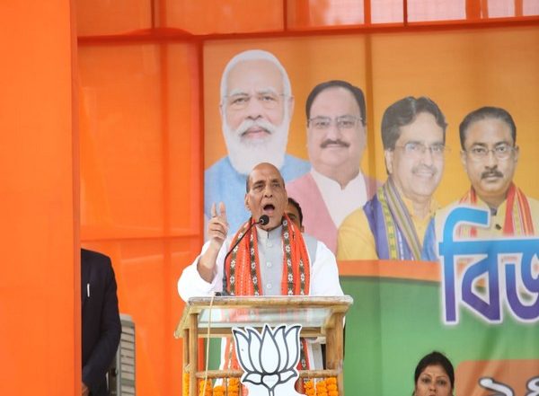 India News | CPI(M) Only Exploited Poor, BJP Nearly Ended Extremism in Northeast: Rajnath in Tripura