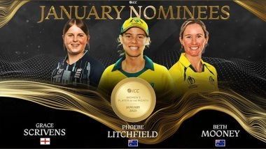 Sports News | Beth Mooney, England's Grace Scrivens Among Nominees for ICC Player of Month Award for January