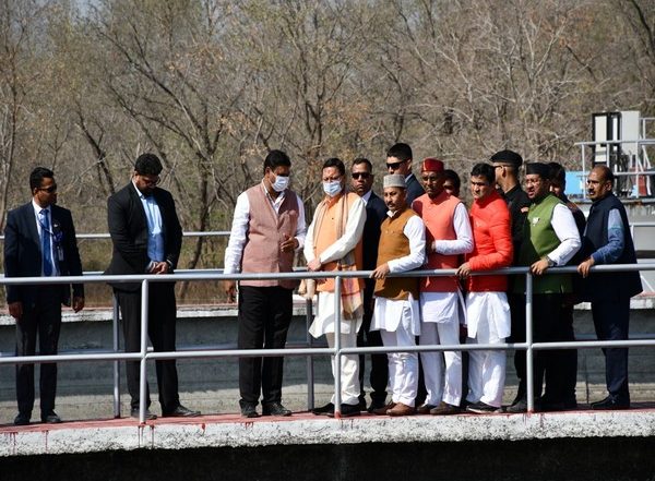 India News | Pushkar Singh Dhami Inaugurates Haldwani-Kathgodam Sewage Treatment Plant