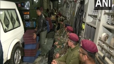 World News | IAF Plane Carrying Indian Army Officials, Medical Specialists Including Surgeons Takes off for Earthquake-hit Turkey