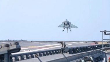 India News | Efforts Towards Aatmanirbharta Are on with Full Vigour: PM Modi on MiG-29K Jets Maiden Landing on INS Vikrant