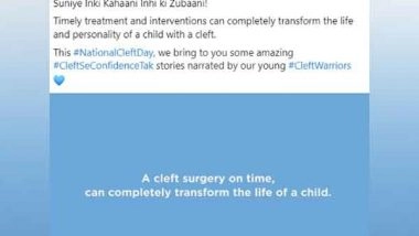Business News | On National Cleft Day, Smile Train India Highlights the Impact of Timely Cleft Treatment