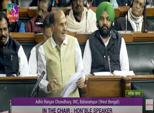 India News | Rahul Gandhi Has Hit Right Spot, Commotion in BJP: Adhir Ranjan Chowdhury Slams Govt over Adani Row