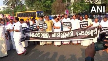 India News | UDF MLAs Stage Protest Against State Budget in Kerala