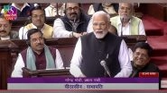 PM Narendra Modi Takes Dig at Opposition&rsquo;s Sloganeering in Rajya Sabha, Says More &lsquo;Keechad&rsquo; You Throw at Us, Lotus Will Bloom Even More (Watch Video)