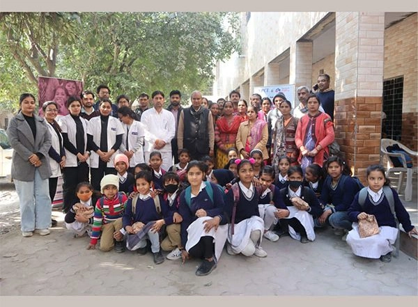 Business News | Sharda Welfare Foundation & NPCL Conducted SCHOOL MEGA Health Drive with 2600 Government School Children in Greater Noida