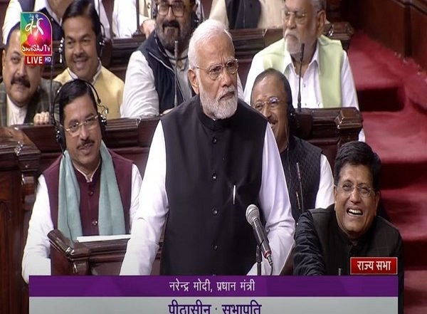 India News | Indira Gandhi Misused Article 356 Fifty Times to Topple Governments, Congress Troubled Regional Leaders: PM Modi in Rajya Sabha