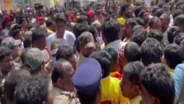 India News | TDP Workers Clash with Police in Nara Lokesh's Padayatra 'Yuva Galam'
