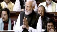 India News | PM Modi Gets Emotional While Listing Welfare Schemes for Women in Rajya Sabha