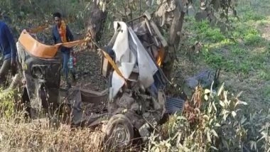 India News | 7 Dead, 2 Injured After Auto Collides with Truck in Chhattisgarh's Kanker