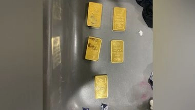 India News | Kerala: Customs Seizes Gold Worth Rs 54 Lakh at Kochi Airport