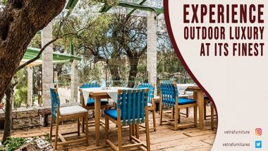 Business News | Vetra Launches a Luxurious Treat for Your Outdoor Spaces Outdoor Furniture Range to Adorn Your Garden Transform Your Outdoors
