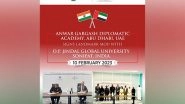 Business News | Anwar Gargash Diplomatic Academy, Abu Dhabi, UAE Signs Landmark MoU with O.P. Jindal Global University, India