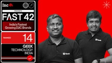 Business News | Home & Kitchen Appliances D2C Brand 'Geek' is Awarded the '2023 FAST42 D2C Brands Under Growth Category' by Inc42 Media