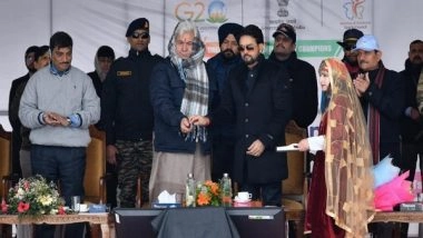 Sports News | Anurag Thakur Officially Declares Khelo India Winter Games 3rd Edition Open in Gulmarg