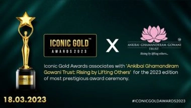 Business News | Ankibai Ghamandiram Gowani Trust Associates with Iconic Gold Awards 2023