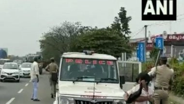 India News | Youth Congress Workers Wave Black Flags at Kerala CM in Ernakulam