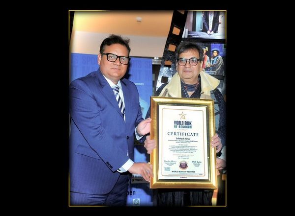 Business News | Prominent Writer, Director and Producer of Bollywood Subhash Ghai Gets Included by World Book of Records - London