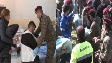 World News | Indian Army Providing Medical Aid, Relief Material to People in Para Field Hospital in Turkey's Iskenderun