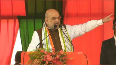 India News | Amit Shah to Hold Election Rallies in Tripura Today