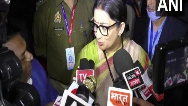 India News | Smriti Irani Attends Light, Sound Show Organized for G20 Delegates at Agra Fort