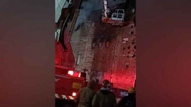 India News | Delhi: Fire Breaks out in Factory in Rama Road Industrial Area