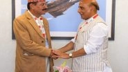 India News | Defence Minister Rajnath Singh Interacts with Nepalese Counterpart Hari Prasad Uprety