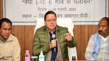 India News | Government Working to Stop Migration of People: Uttarakhand CM Dhami