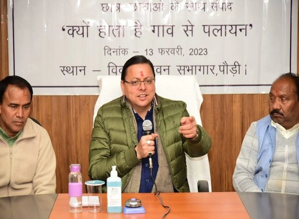 India News | Government Working to Stop Migration of People: Uttarakhand CM Dhami