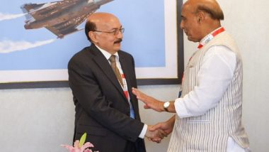 World News | Defence Minister Rajnath Singh Meets Security Advisor to Bangladesh PM Tarique Ahmed Siddique