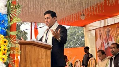 India News | Meghalaya Polls: BJP's Sarbananda Sonowal Attacks Opposition over Corruption, Nepotism