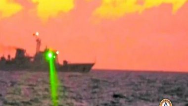 World News | Chinese Ship Harasses Philippine Coast Guard Vessel with Laser in South China Sea