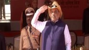 India News | Amit Shah Presents President's Colour to Haryana Police
