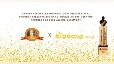 Business News | Collective Artists Network's Big Bang Social to Be the Official Creator Partner of Dadasaheb Phalke International Film Festival Awards 2023