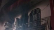 India News | Man Sustains Severe Burn Injuries After House Catches Fire in UP's Ghaziabad