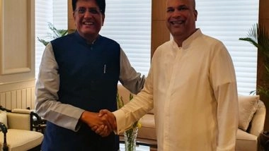 World News | Piyush Goyal Discusses Economic Recovery Plans with Sri Lankan Envoy Moragoda