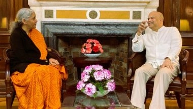 World News | Sri Lankan Envoy Moragoda Meets Nirmala Sitharaman Ahead of G20 Finance Ministers' Meeting