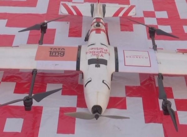 India News | Startup Launches Drone-delivery of Medicines in Kolkata