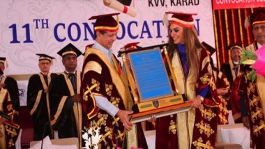 Business News | Krishna World University Awarded Senator Dr Rasha Kelej D.Litt, Honoris Causa for Her Outstanding Social Sciences in Healthcare and Women Empowerment