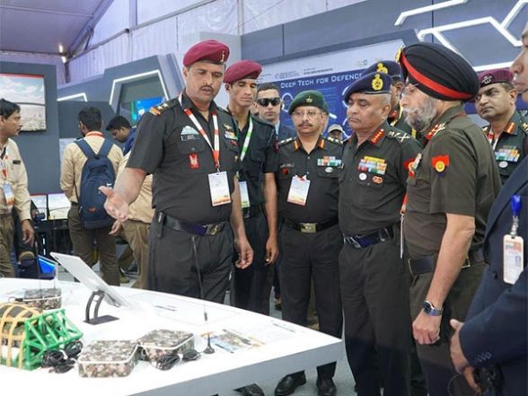 India News | Army Chief General Manoj Pande Reviews Innovative Projects Undertaken by Personnel at Aero India - Vimarsana News
